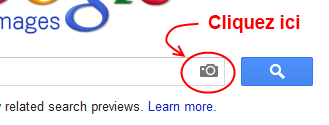 Google image: Où cliquer ? Where to click ?